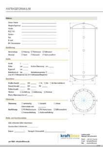 Formular Sonderspeicher Fax