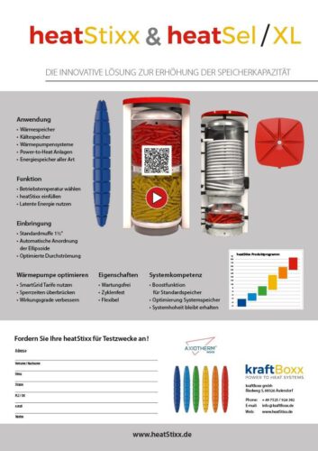 Produktinformation heatStixx Anwendung