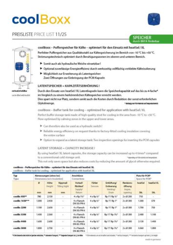 Preisliste Bild coolBoxx DE EN